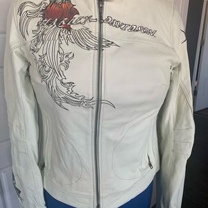Never been worn Leather Harley Davidson jacket